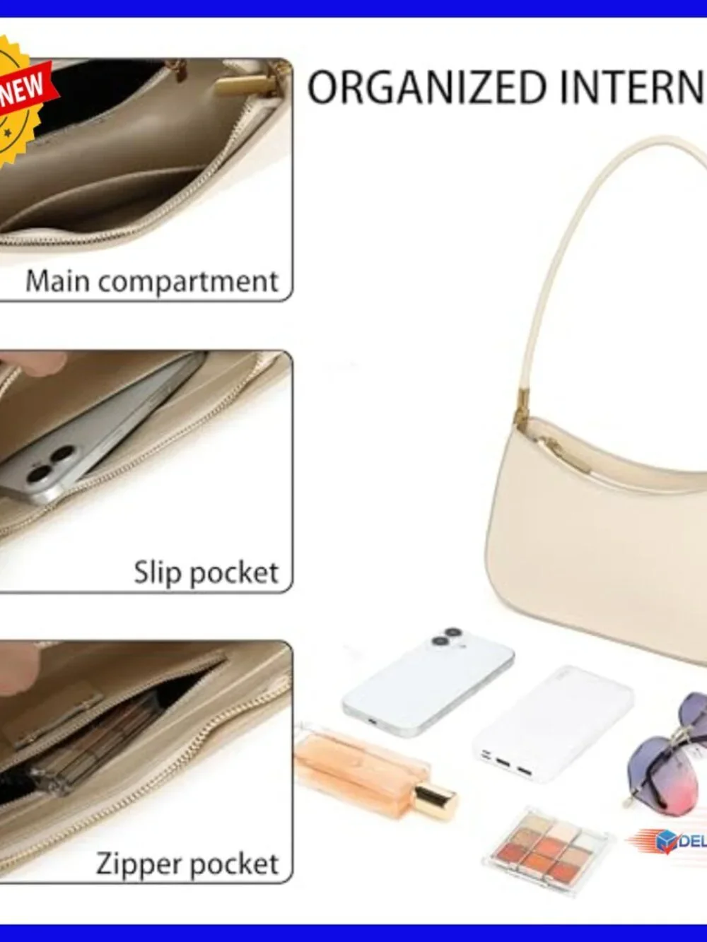 Genuine Leather Shoulder Bag Small Tote Purse Mini Handbag